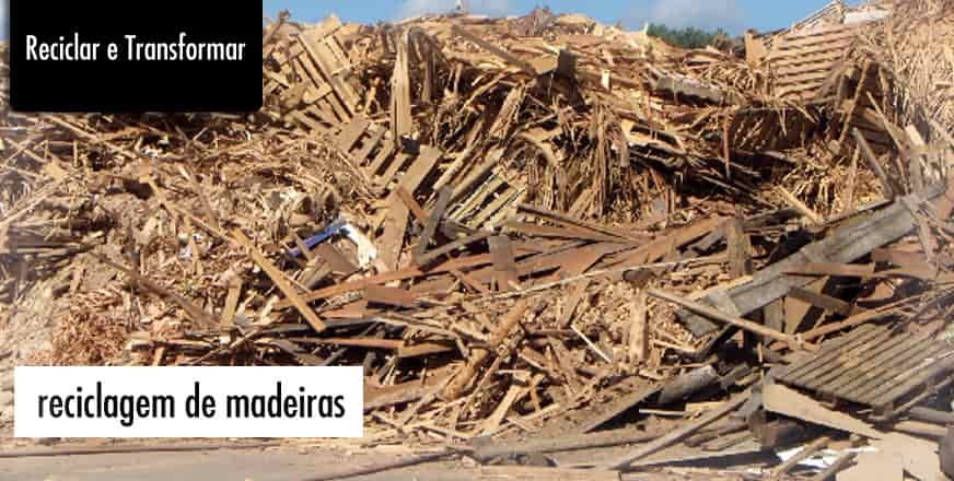 .Reciclagem de madeira de construção civil.